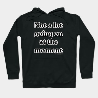 Not a lot going on at the moment Hoodie